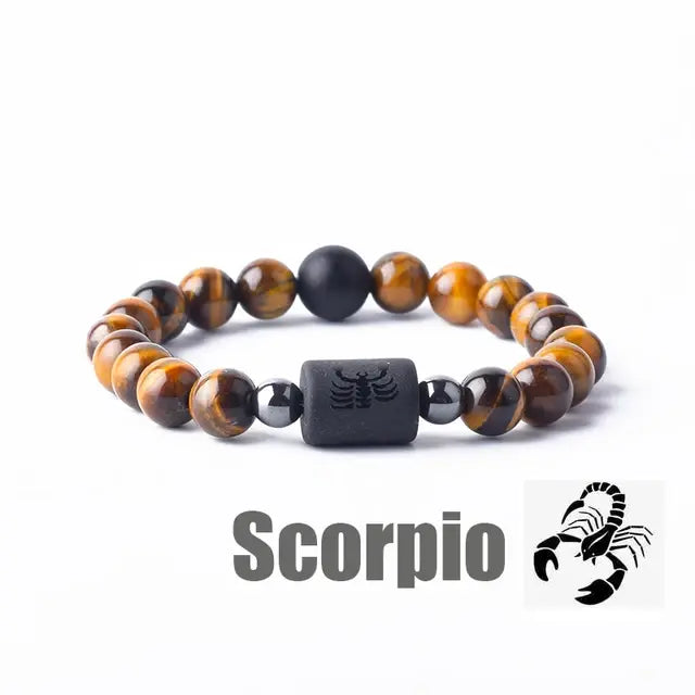 12 Zodiac Sign Constellation Bracelet