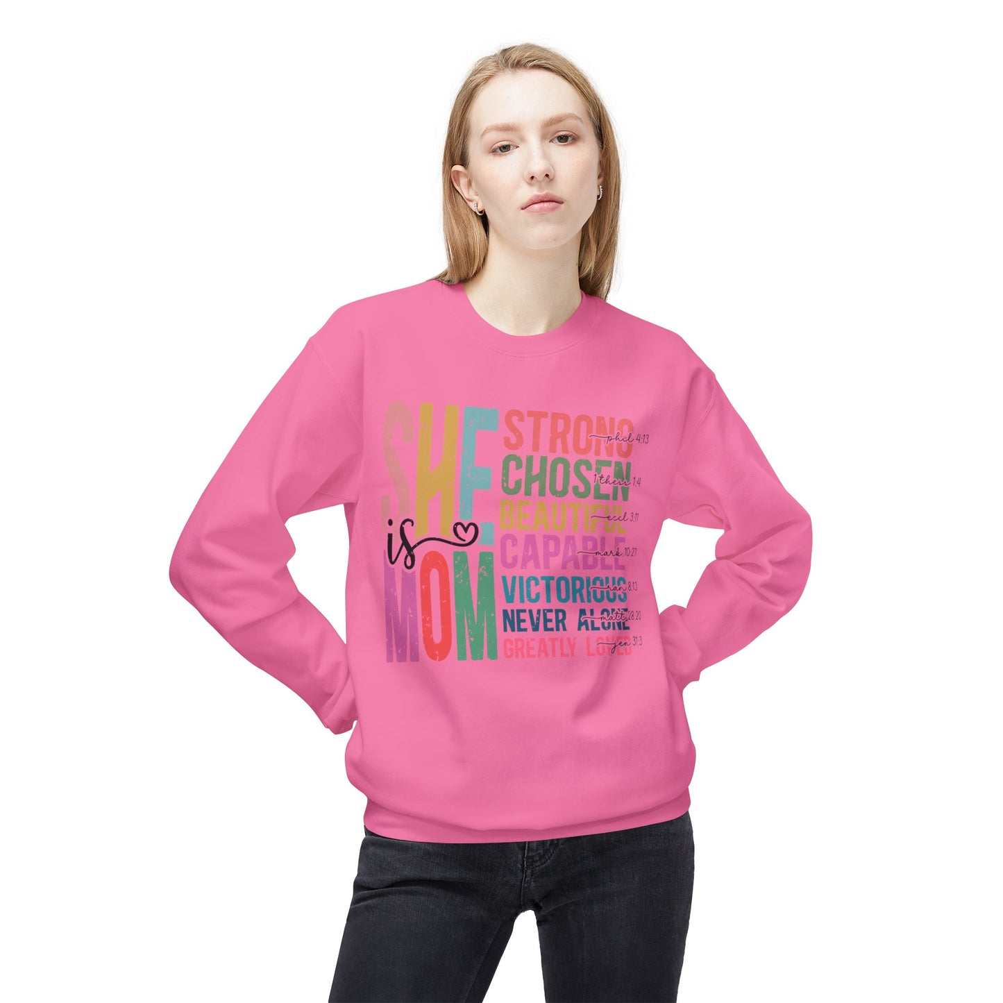 She is MOM | Crewneck Sweatshirt