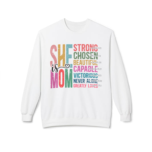 She is MOM | Crewneck Sweatshirt