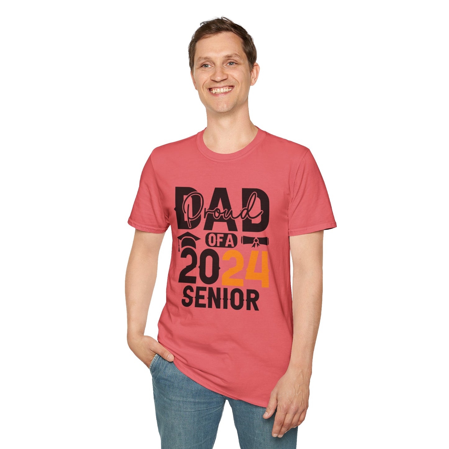 Proud Dad 2024 | Unisex Softstyle T-Shirt