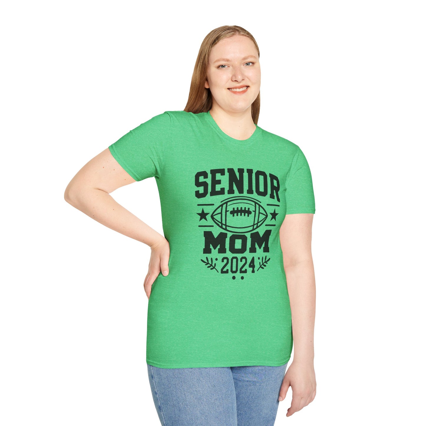 Senior Football Mom | Unisex Softstyle T-Shirt