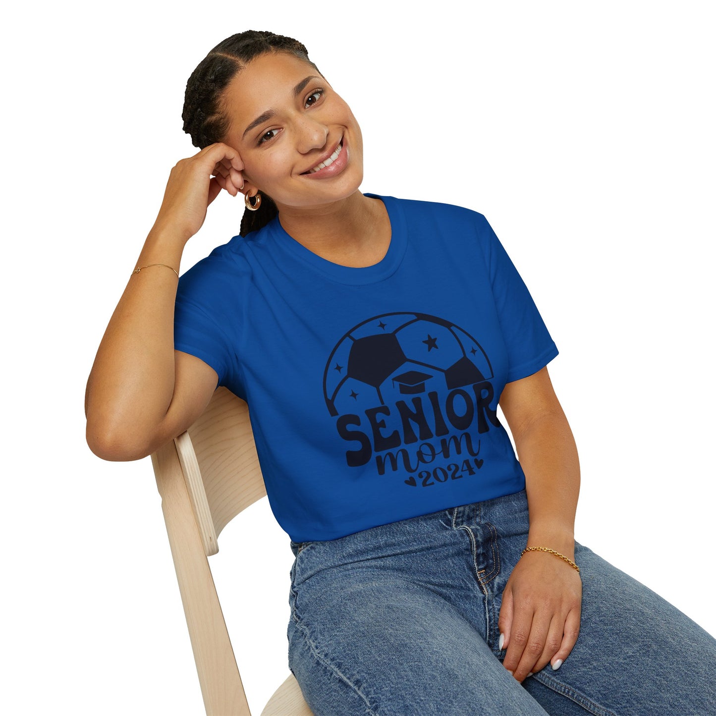 Senior Soccer Mom | Unisex Softstyle T-Shirt