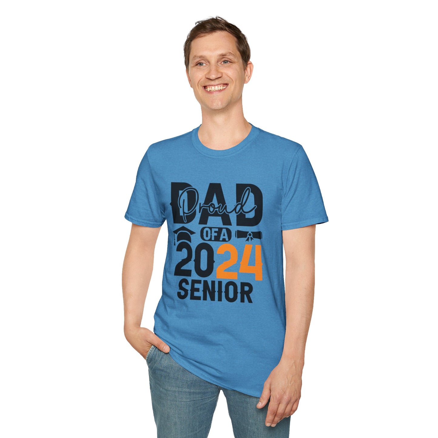 Proud Dad 2024 | Unisex Softstyle T-Shirt