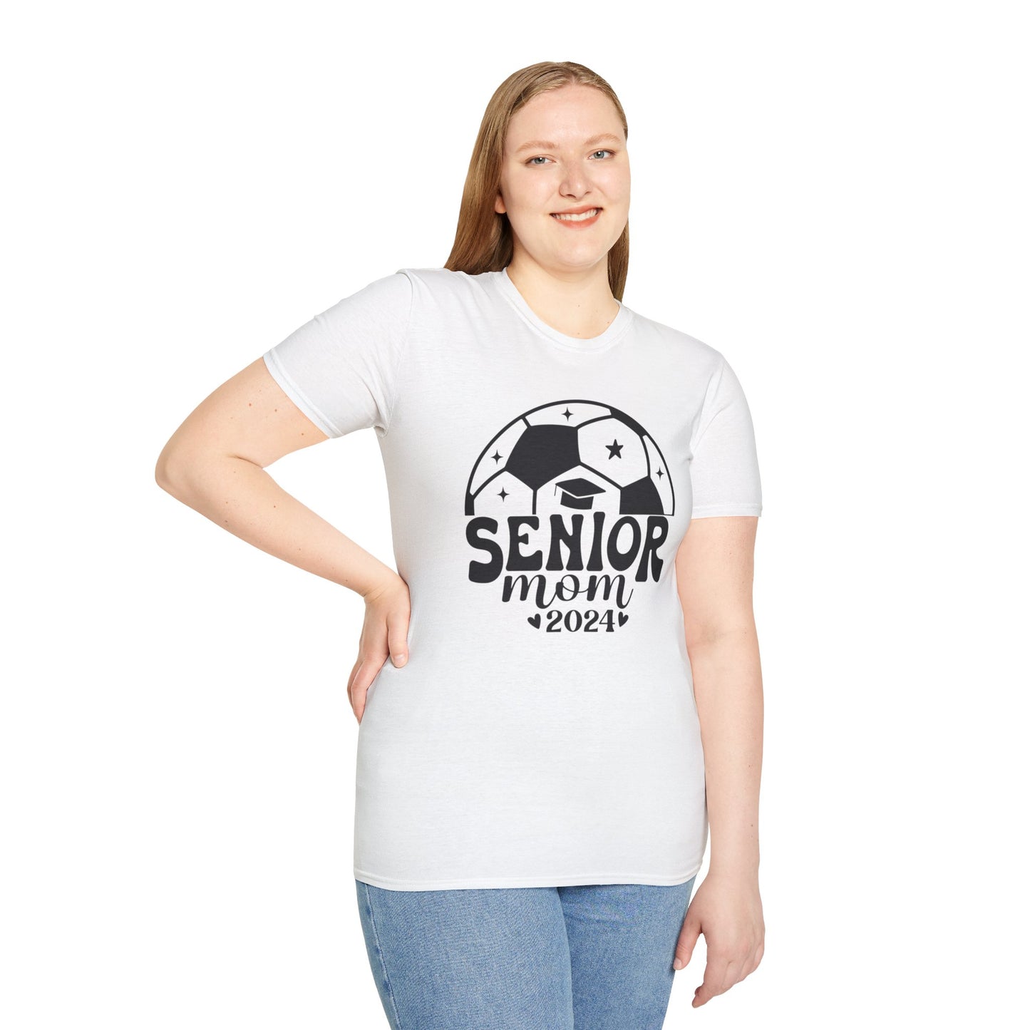 Senior Soccer Mom | Unisex Softstyle T-Shirt