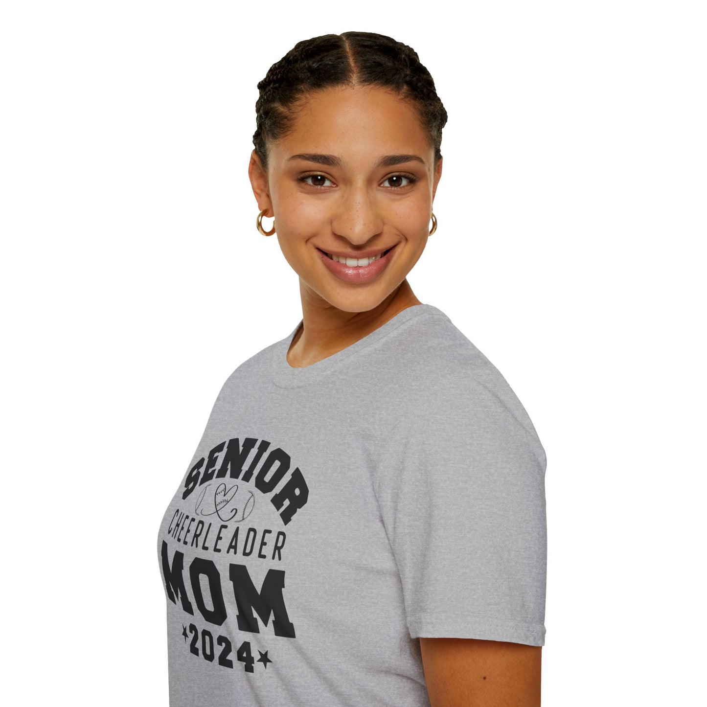 Senior Cheerleader Mom | Unisex Softstyle T-Shirt