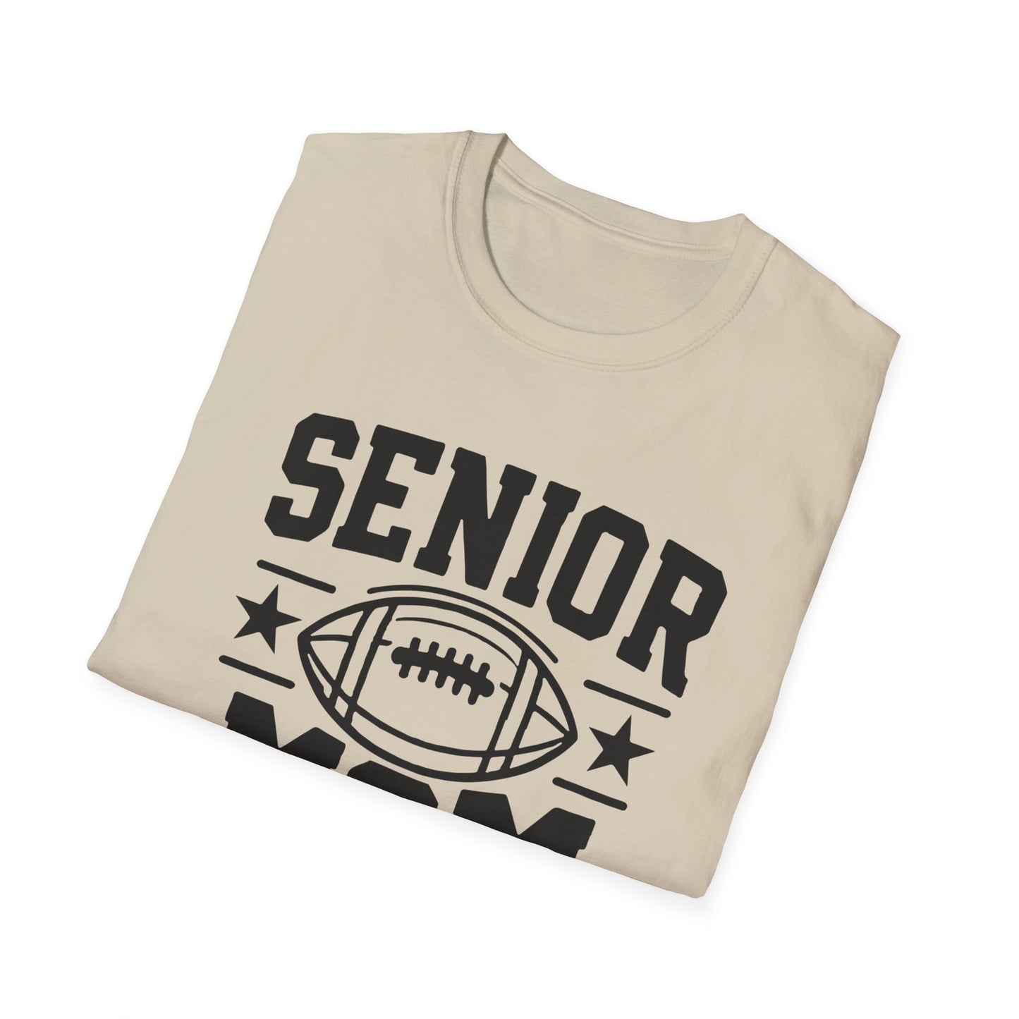 Senior Football Mom | Unisex Softstyle T-Shirt