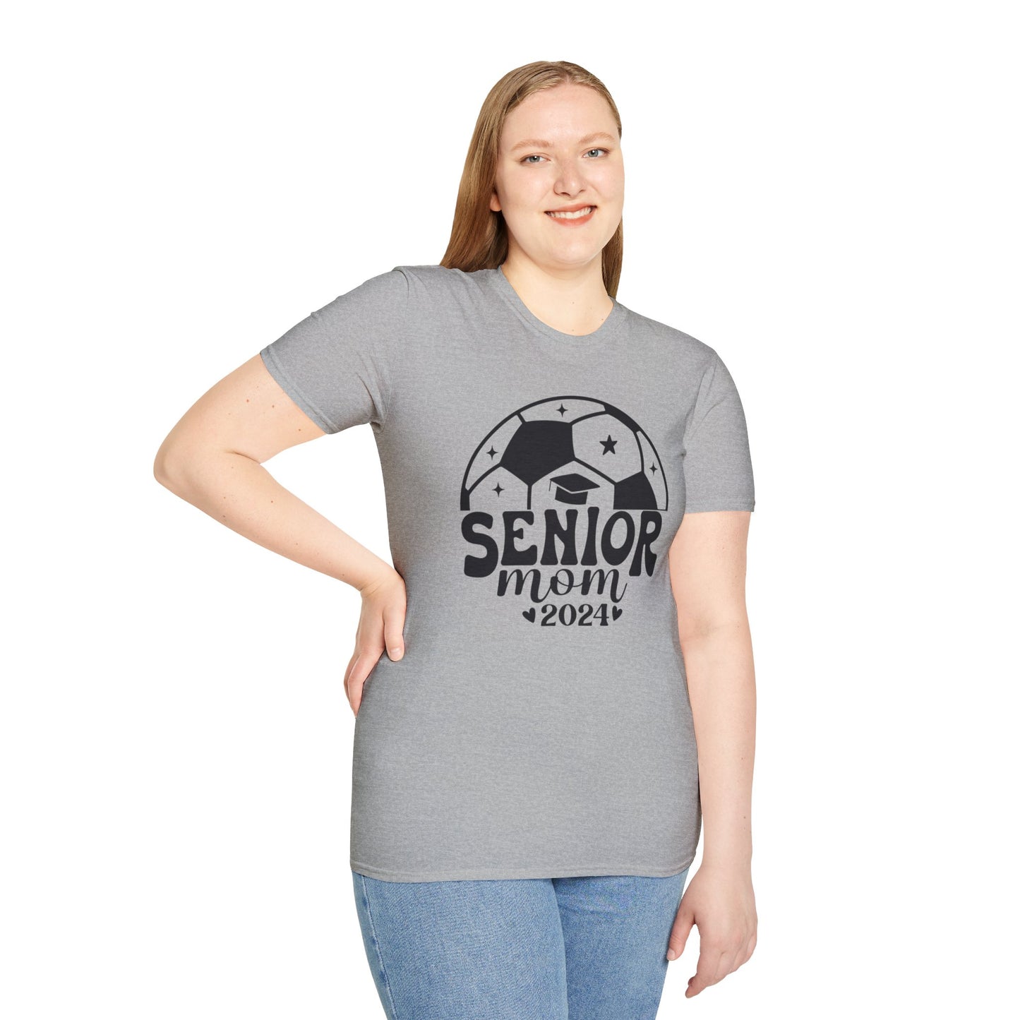 Senior Soccer Mom | Unisex Softstyle T-Shirt