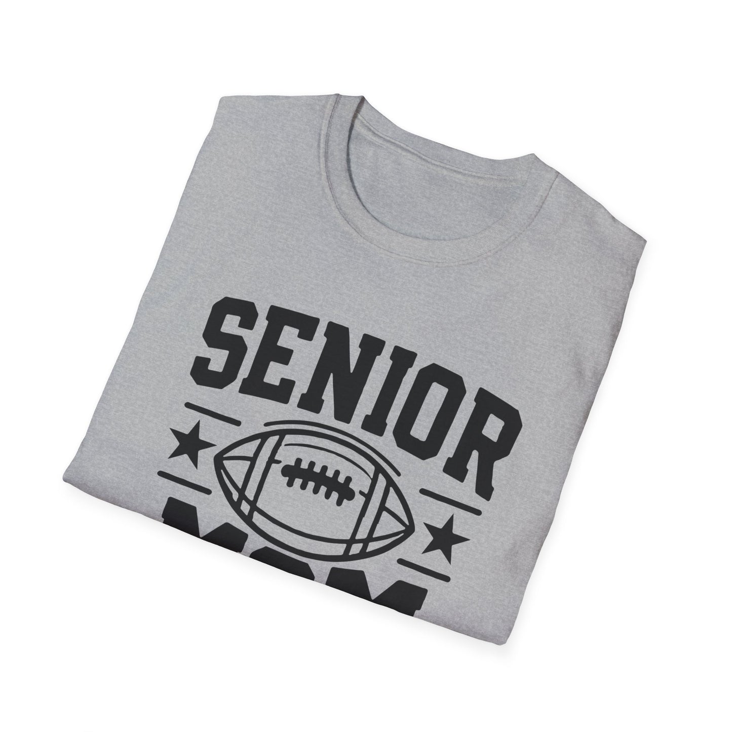 Senior Football Mom | Unisex Softstyle T-Shirt