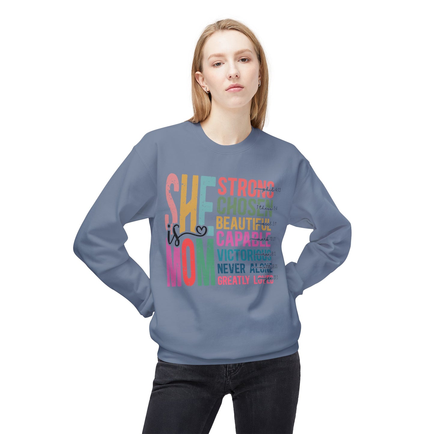 She is MOM | Crewneck Sweatshirt