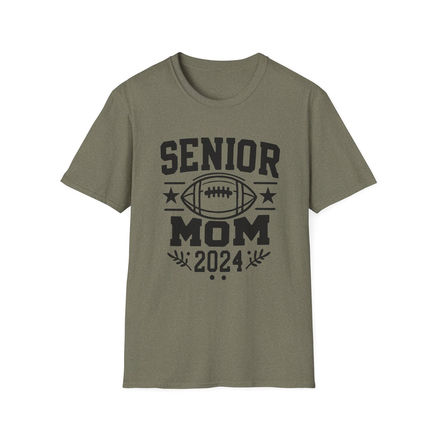 Senior Football Mom | Unisex Softstyle T-Shirt