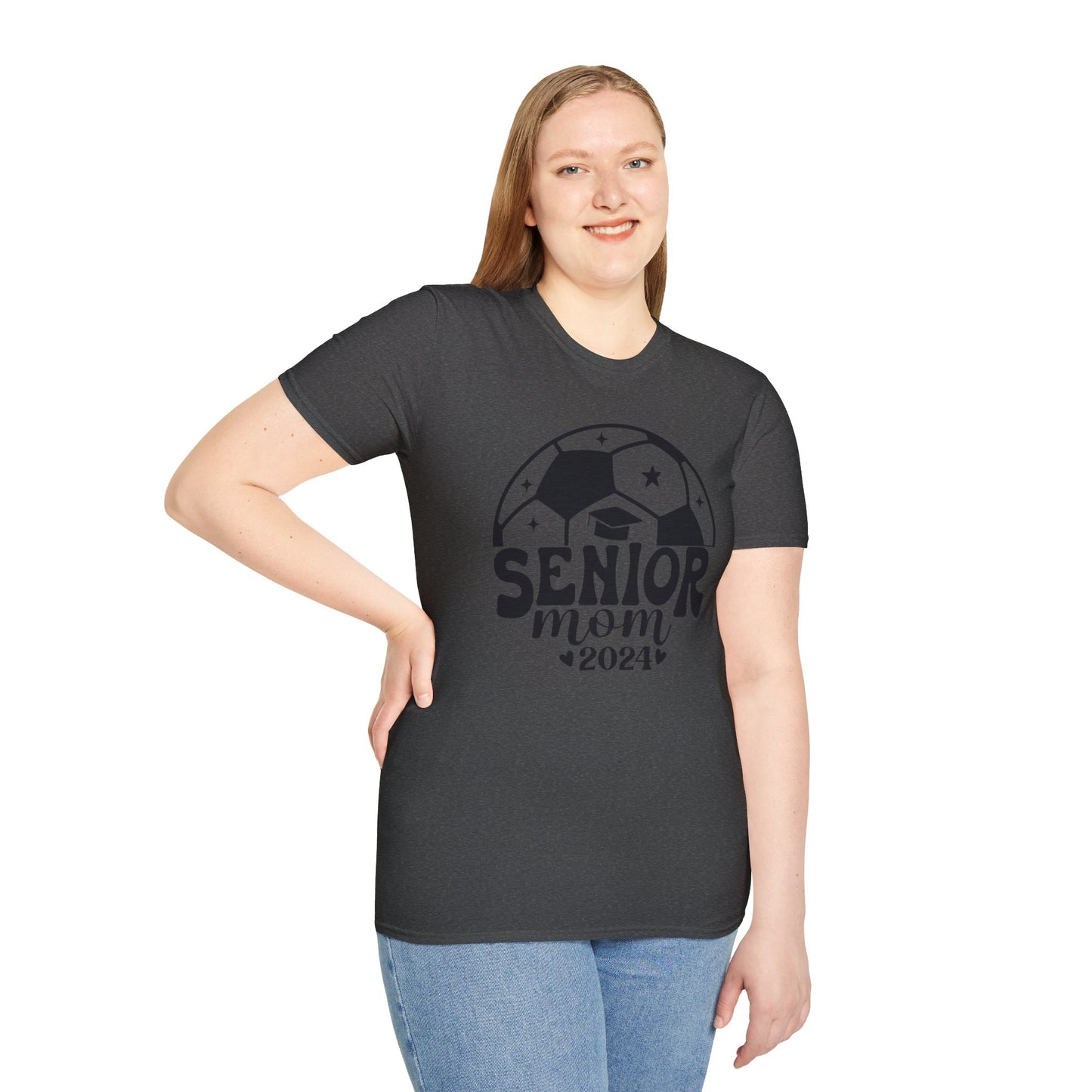 Senior Soccer Mom | Unisex Softstyle T-Shirt