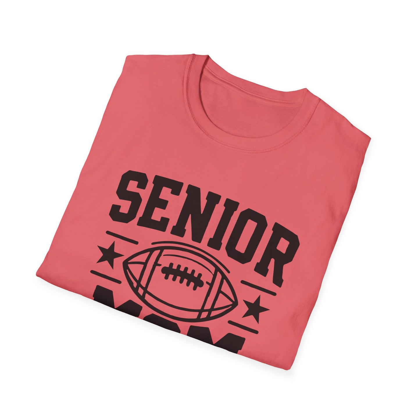 Senior Football Mom | Unisex Softstyle T-Shirt