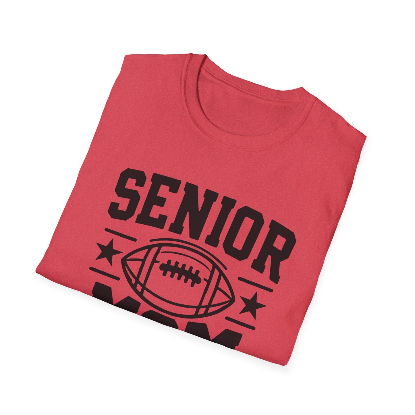 Senior Football Mom | Unisex Softstyle T-Shirt