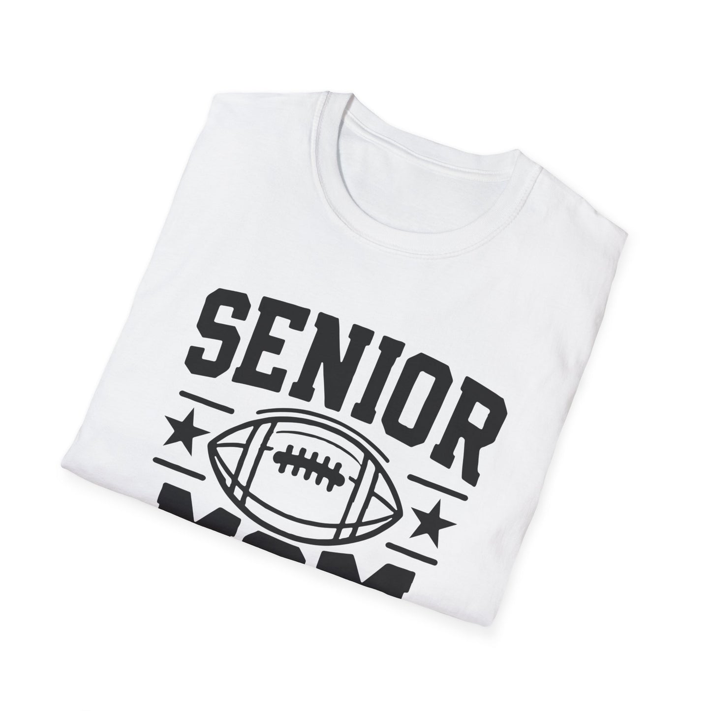 Senior Football Mom | Unisex Softstyle T-Shirt