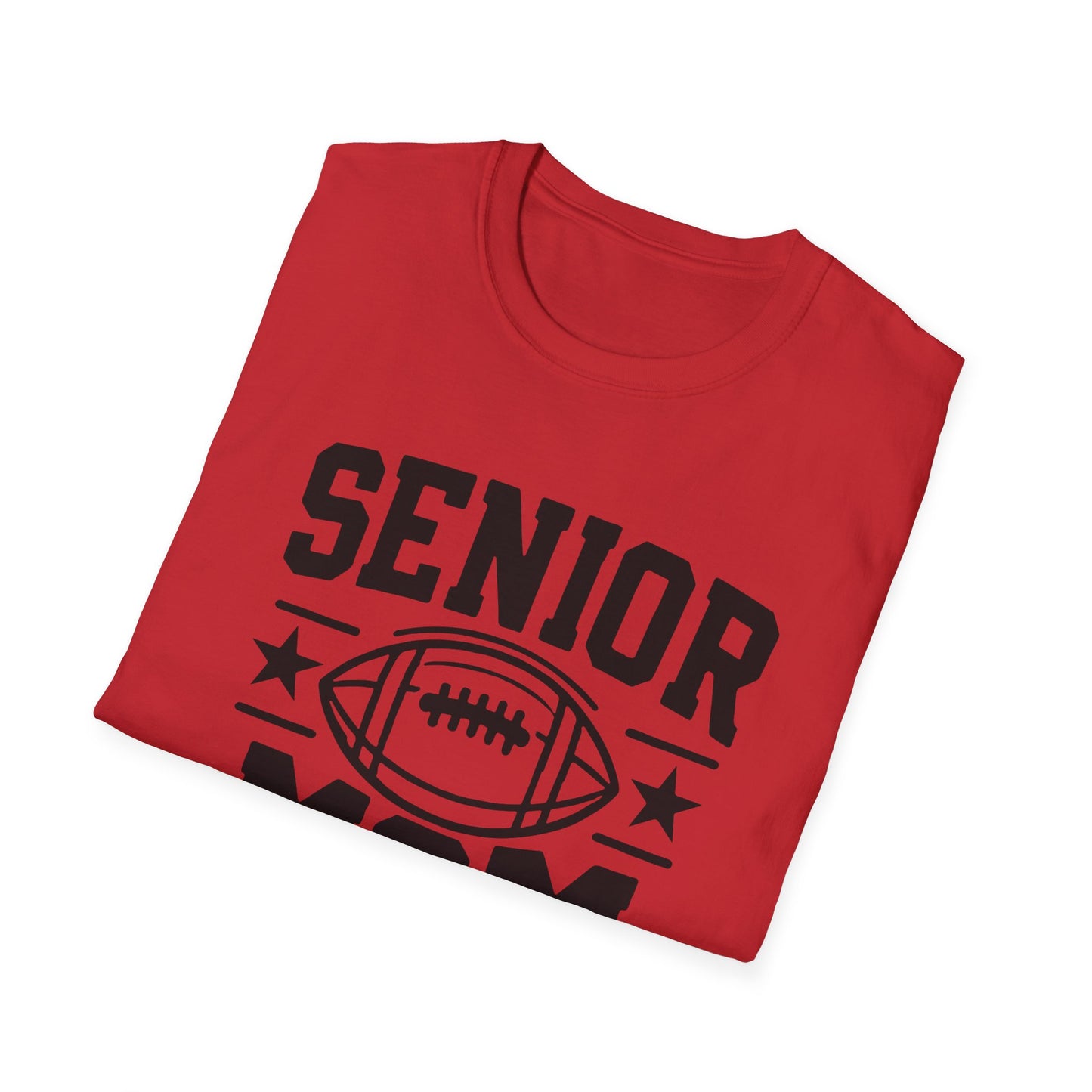 Senior Football Mom | Unisex Softstyle T-Shirt