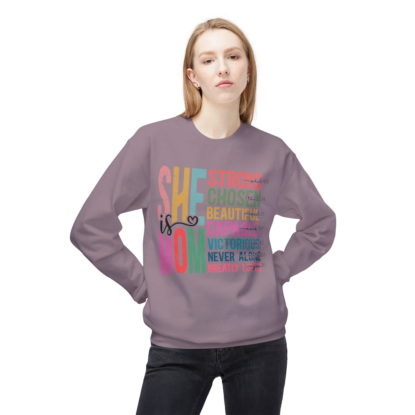 She is MOM | Crewneck Sweatshirt