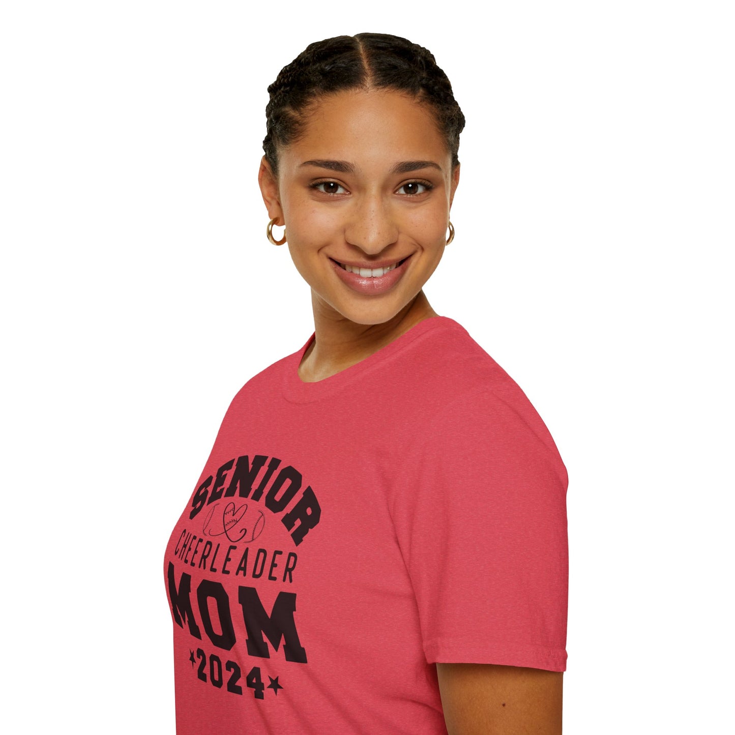 Senior Cheerleader Mom | Unisex Softstyle T-Shirt