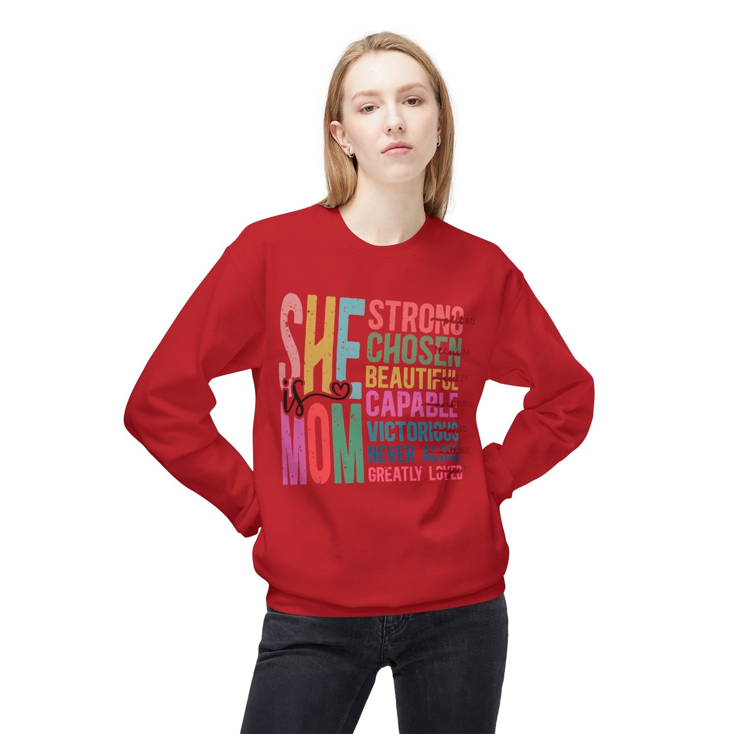 She is MOM | Crewneck Sweatshirt