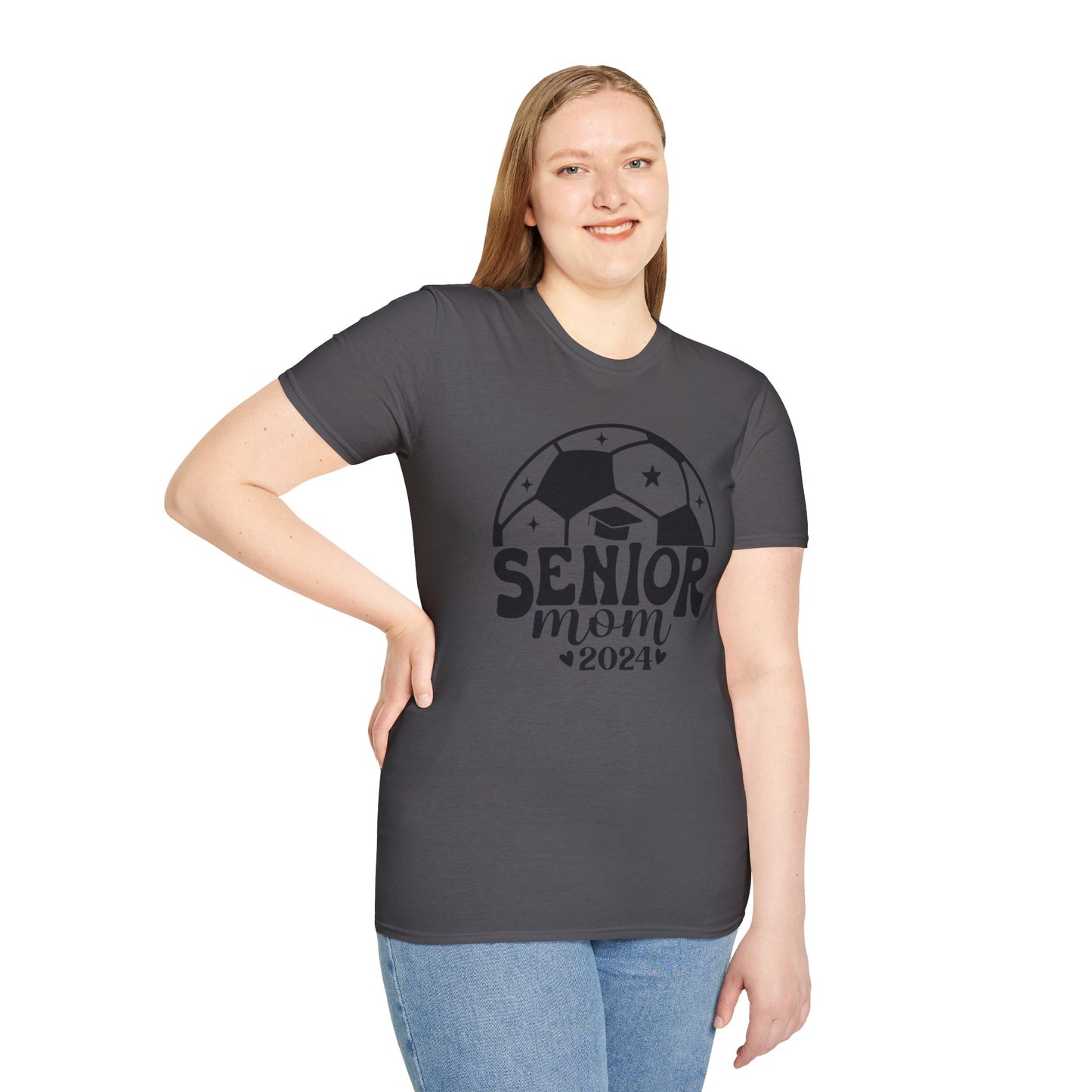 Senior Soccer Mom | Unisex Softstyle T-Shirt