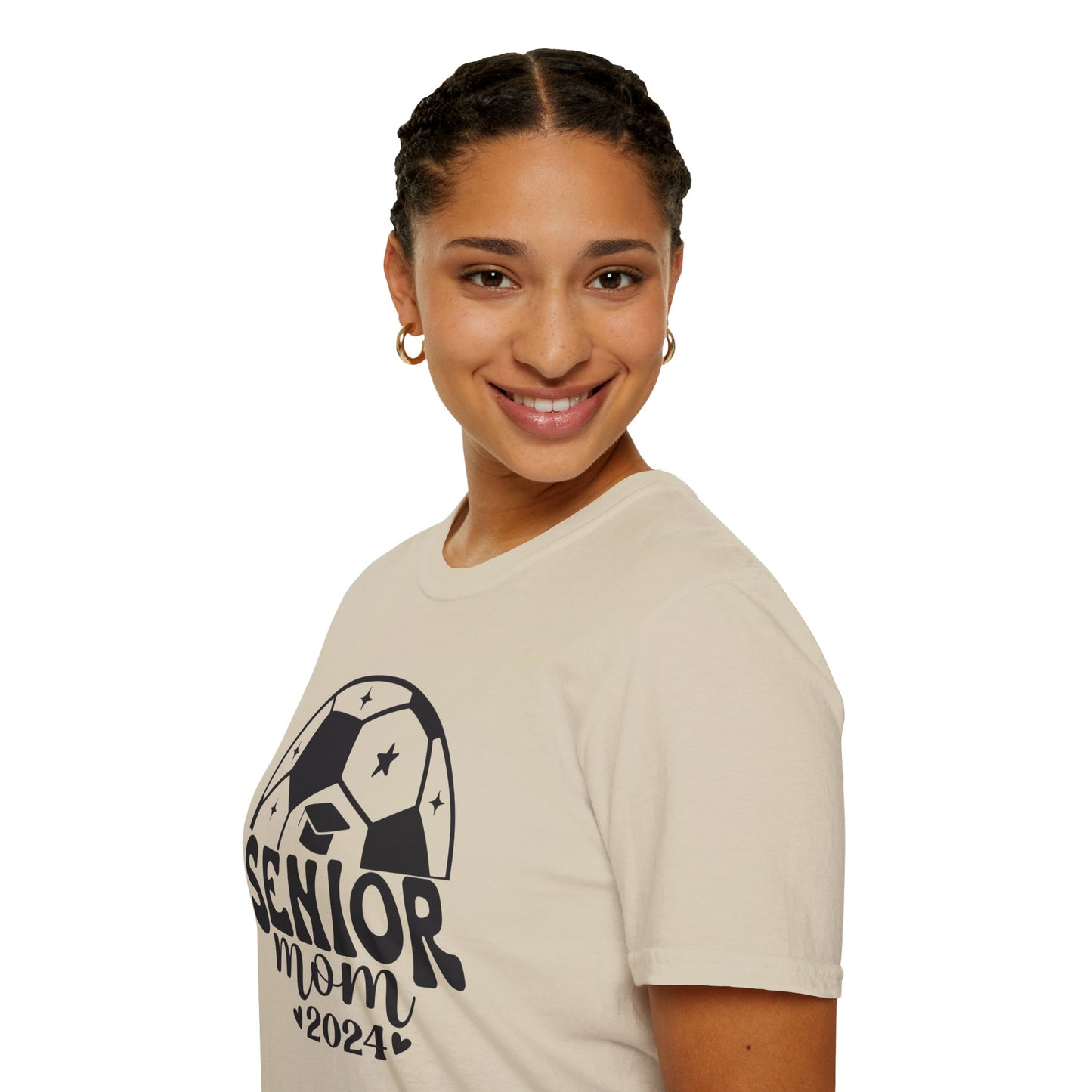 Senior Soccer Mom | Unisex Softstyle T-Shirt