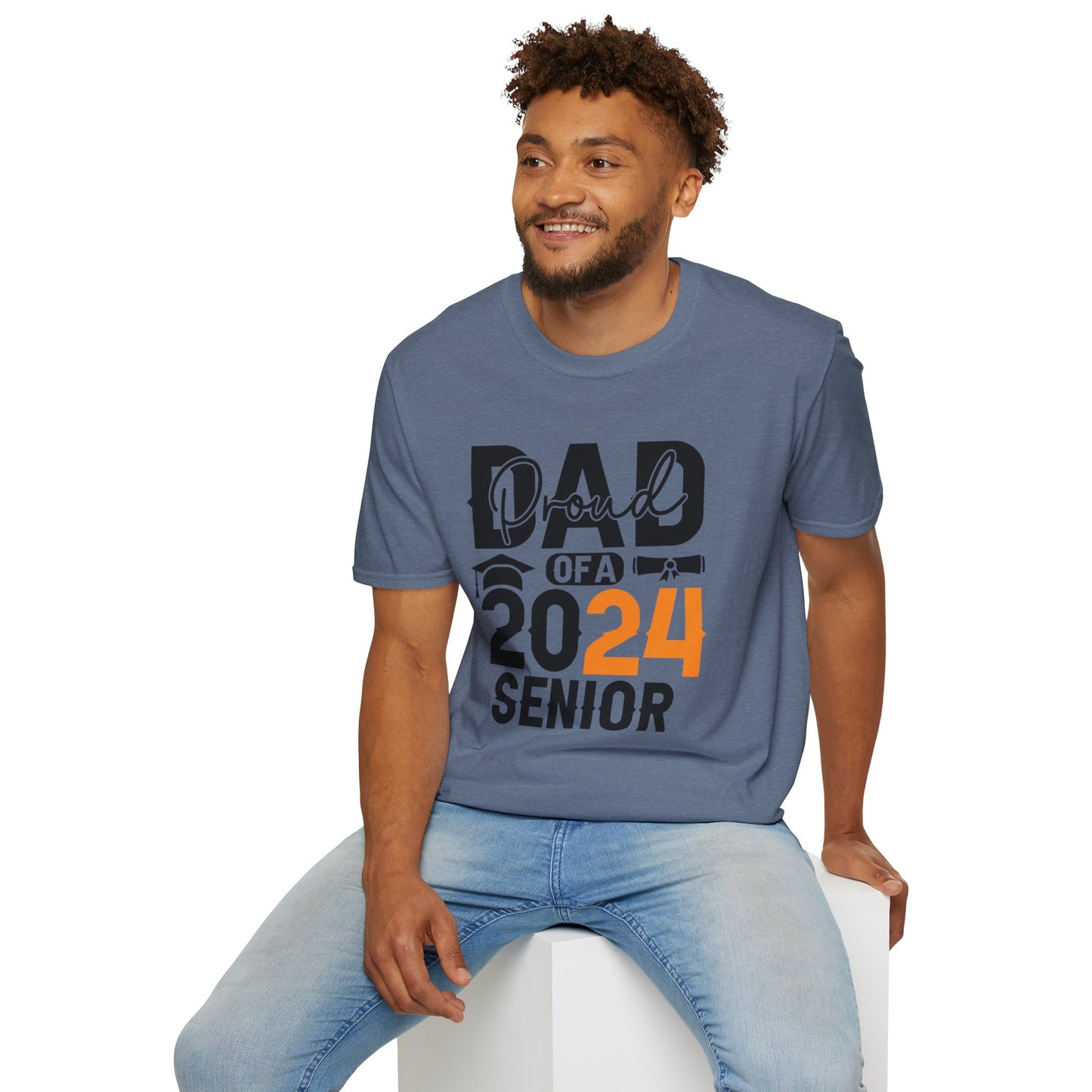 Proud Dad 2024 | Unisex Softstyle T-Shirt