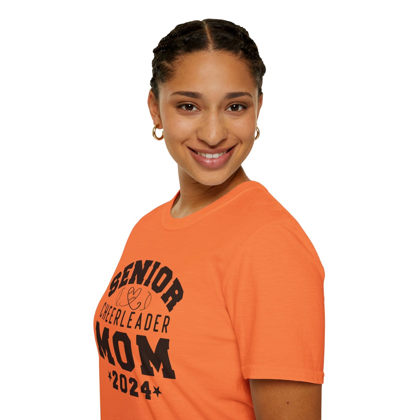 Senior Cheerleader Mom | Unisex Softstyle T-Shirt