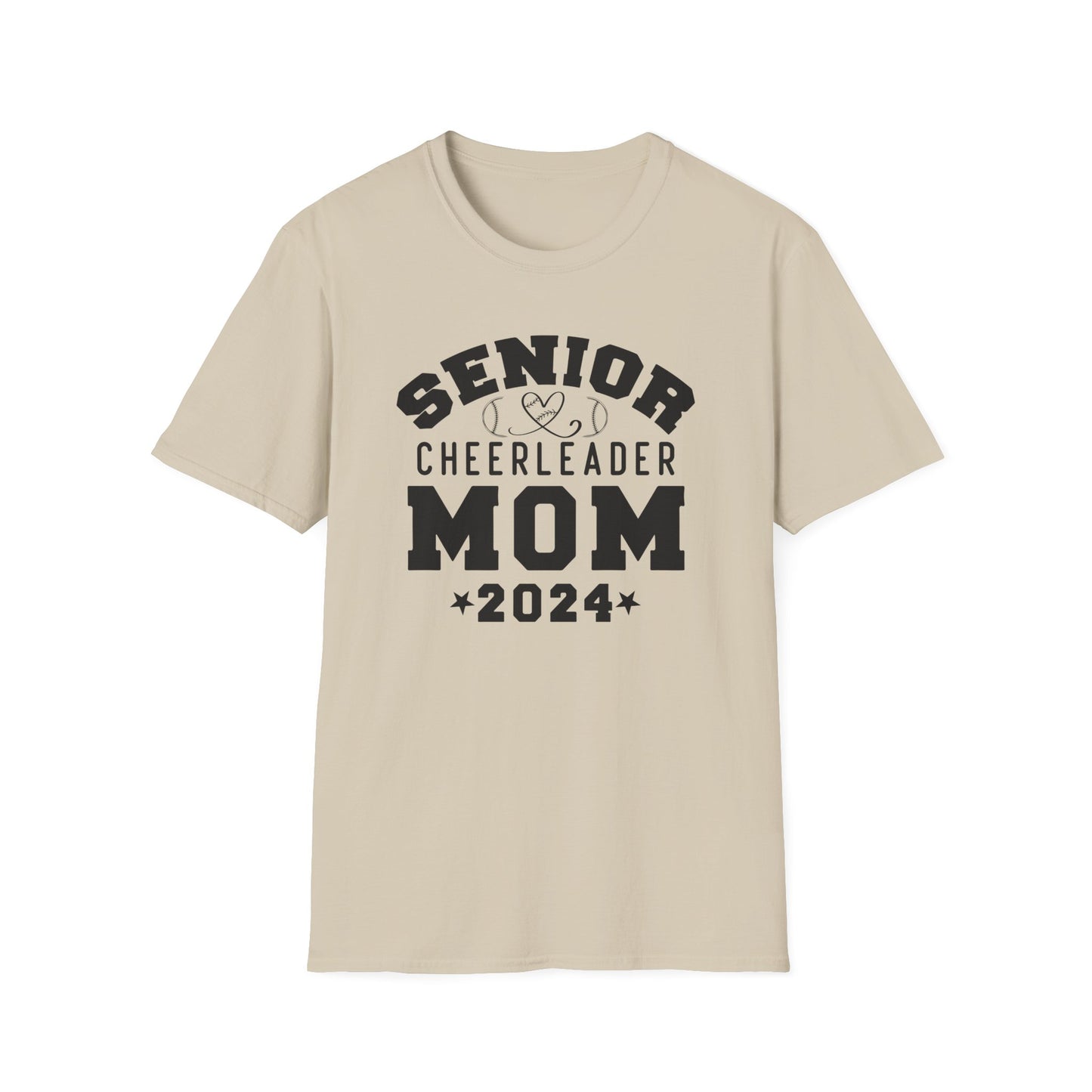 Senior Cheerleader Mom | Unisex Softstyle T-Shirt