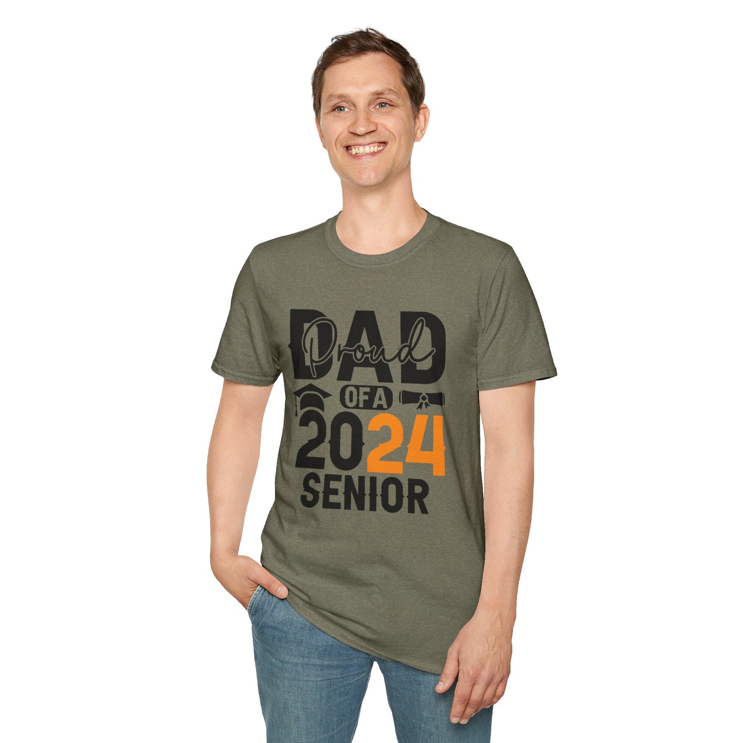 Proud Dad 2024 | Unisex Softstyle T-Shirt