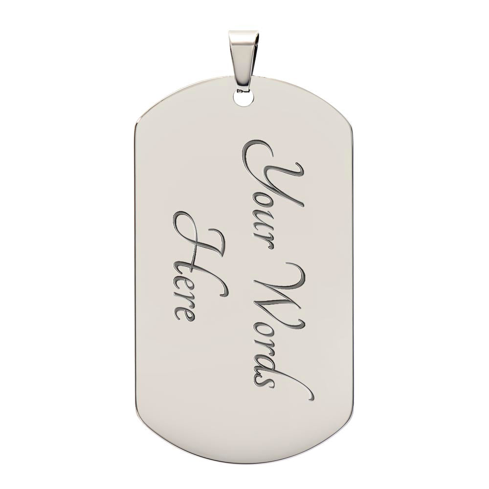 To My Husband | Dog Tag