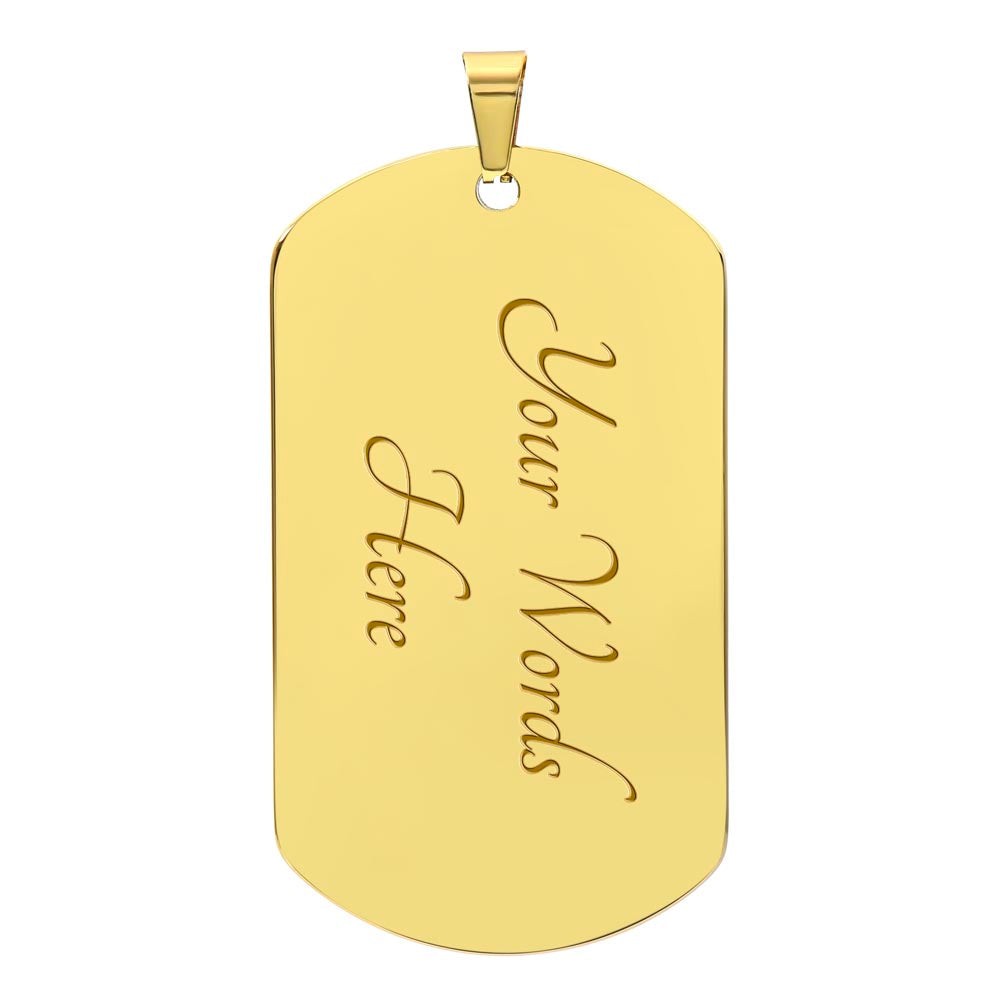 To My Husband | Dog Tag