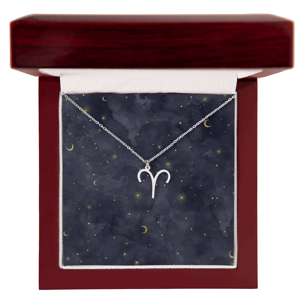 Celestial Zodiac Symbol Necklace