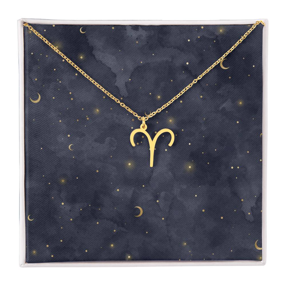 Celestial Zodiac Symbol Necklace