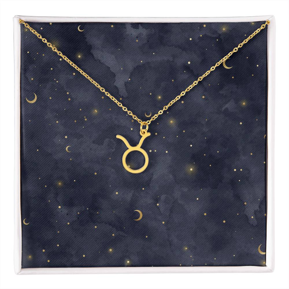 Celestial Zodiac Symbol Necklace