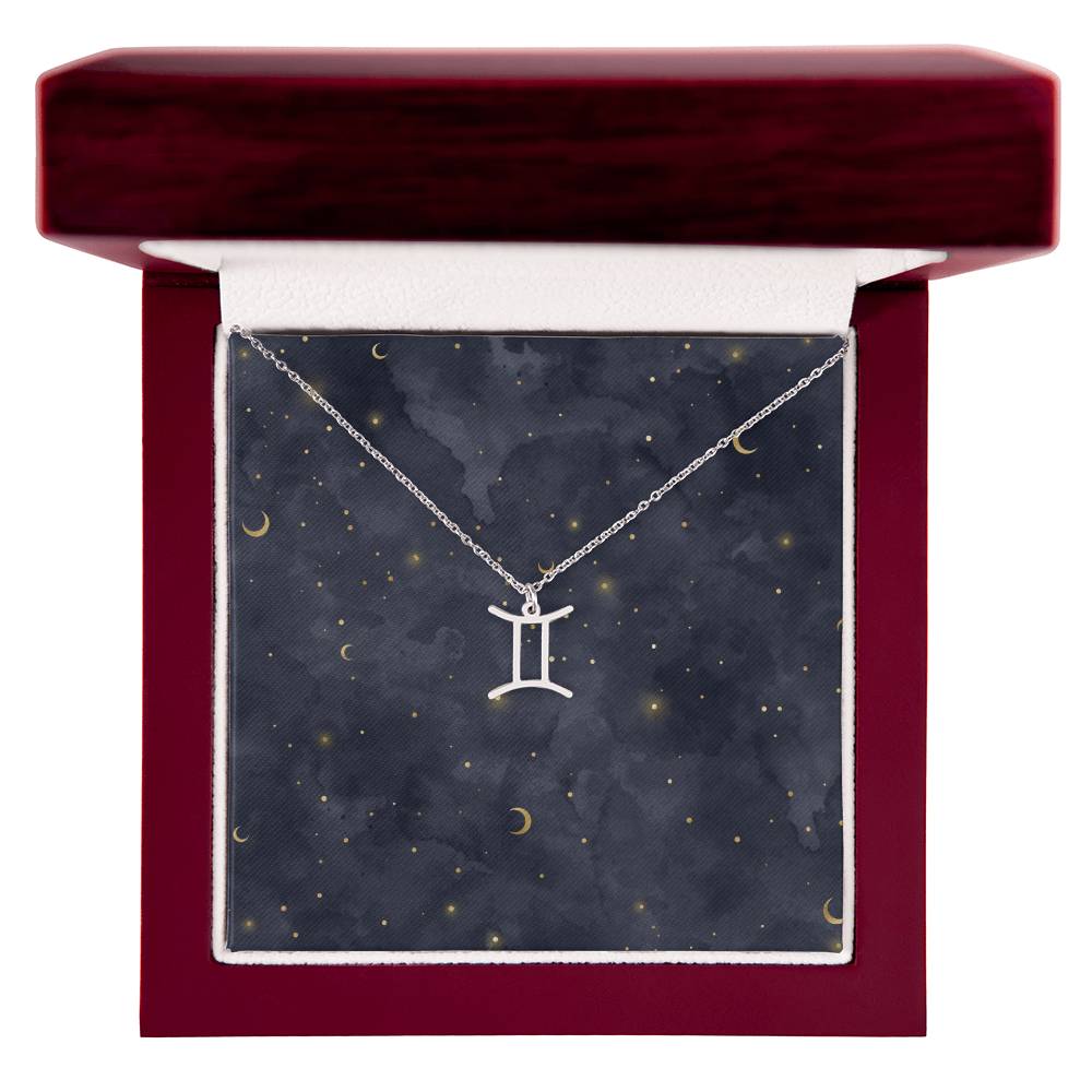 Celestial Zodiac Symbol Necklace