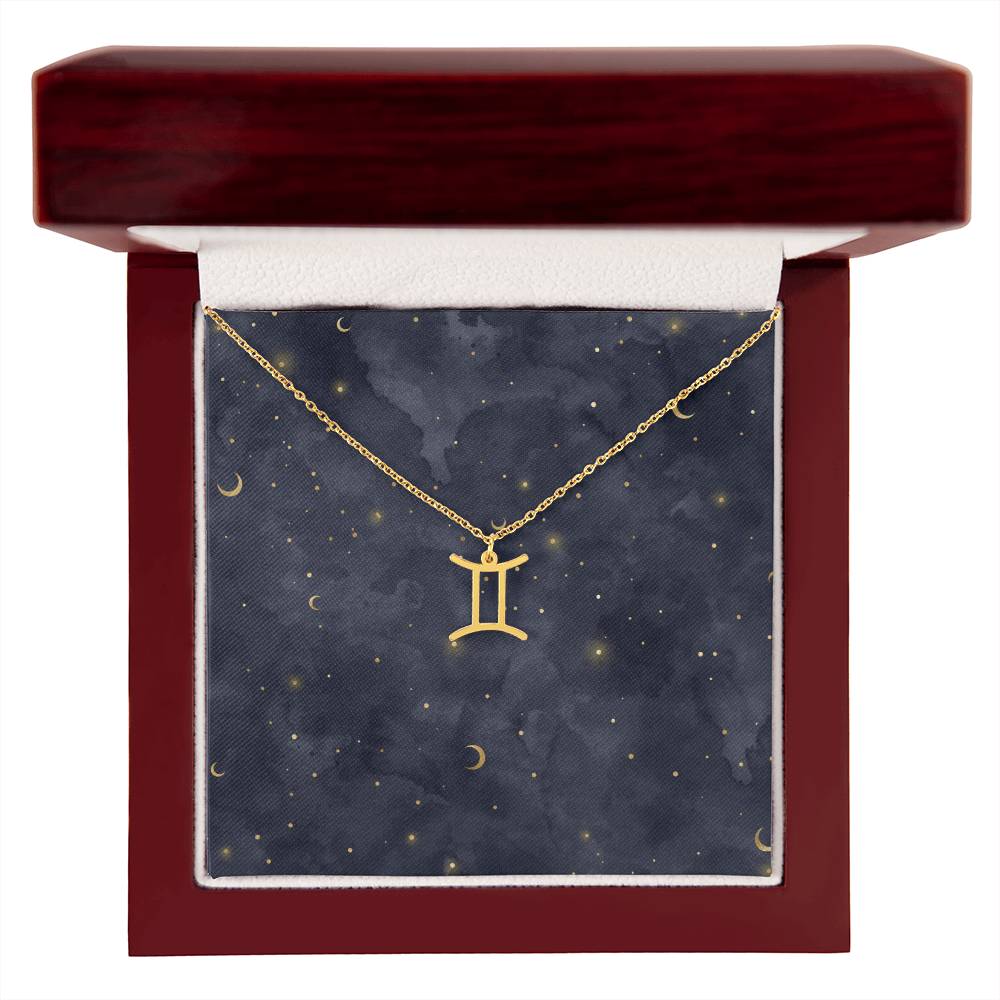 Celestial Zodiac Symbol Necklace