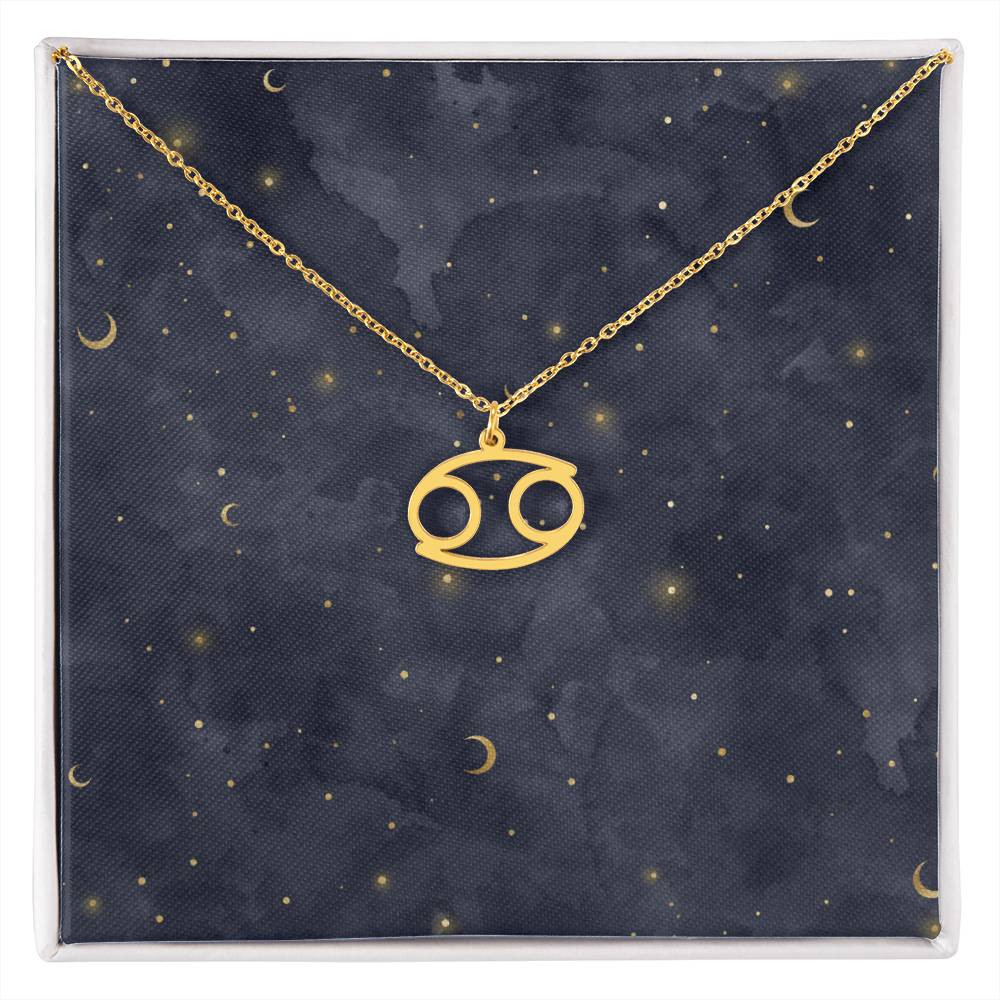 Celestial Zodiac Symbol Necklace