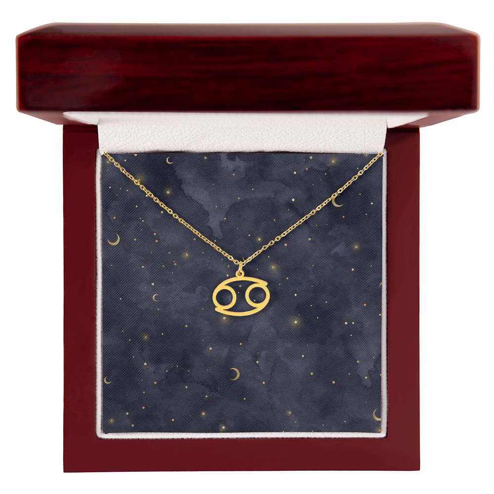 Celestial Zodiac Symbol Necklace