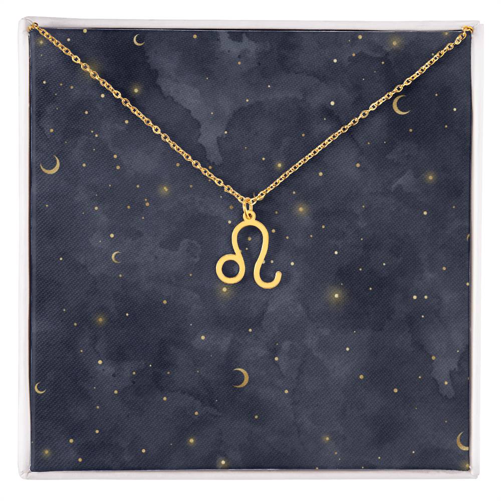 Celestial Zodiac Symbol Necklace