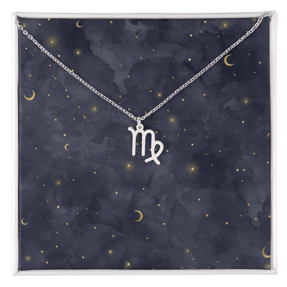 Celestial Zodiac Symbol Necklace