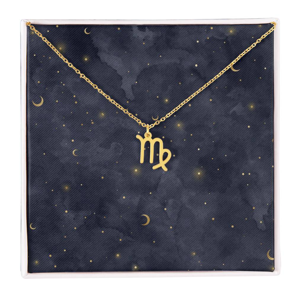 Celestial Zodiac Symbol Necklace