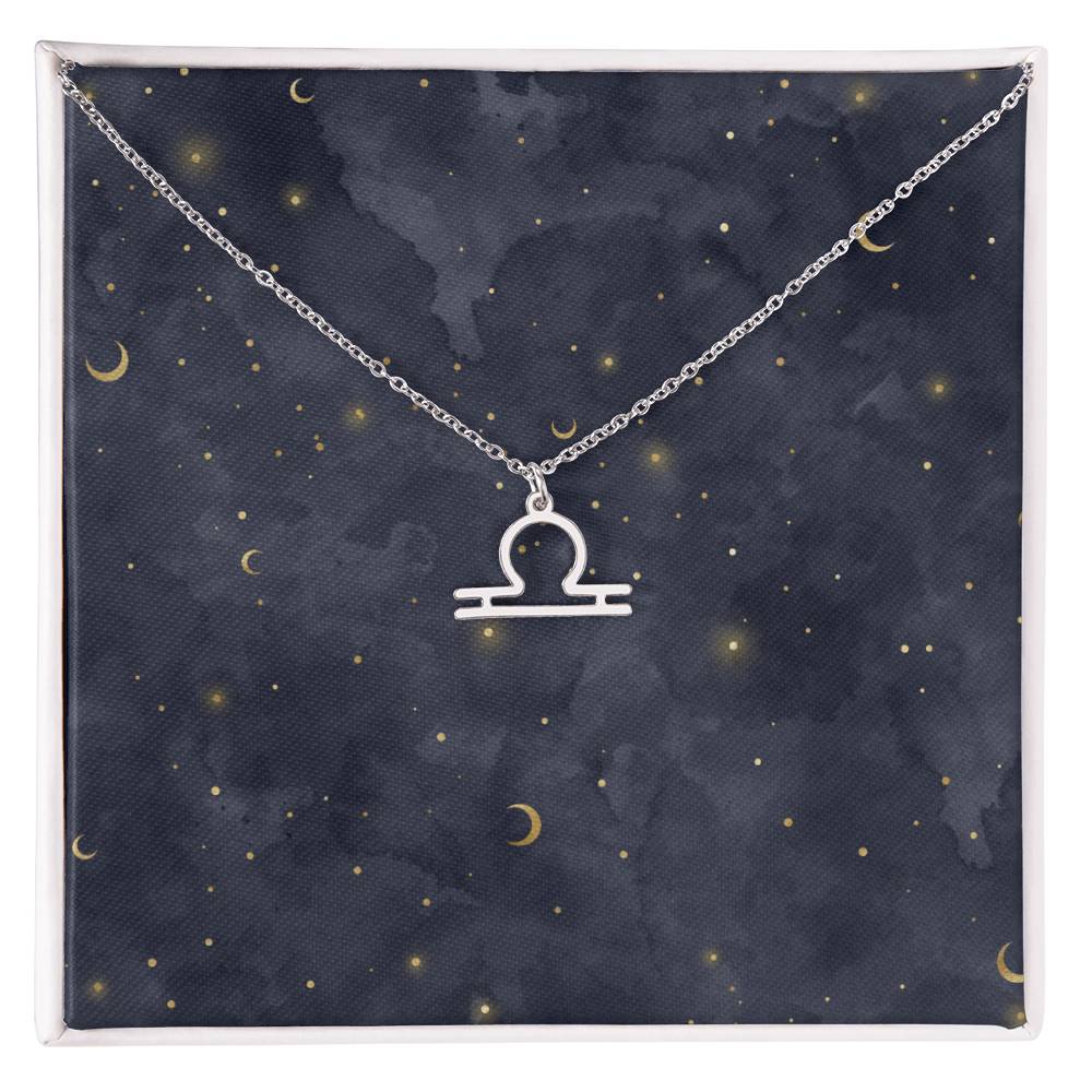 Celestial Zodiac Symbol Necklace