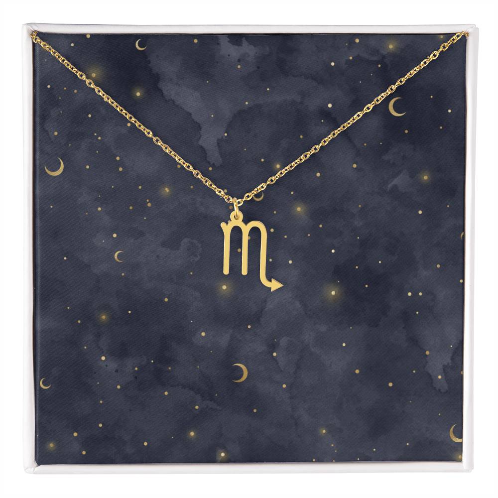 Celestial Zodiac Symbol Necklace