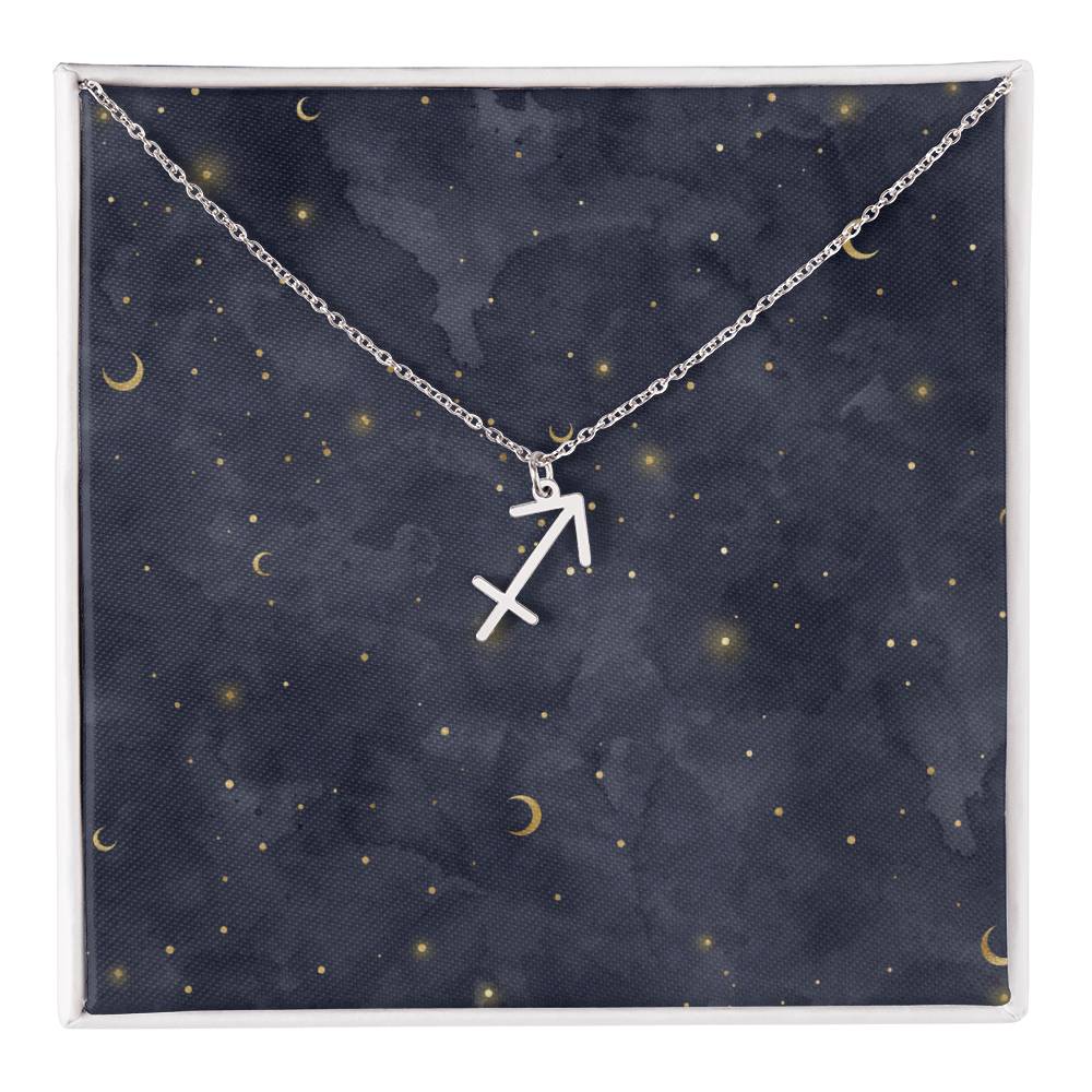 Celestial Zodiac Symbol Necklace