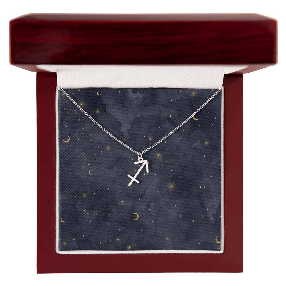 Celestial Zodiac Symbol Necklace