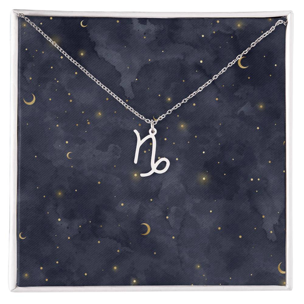 Celestial Zodiac Symbol Necklace