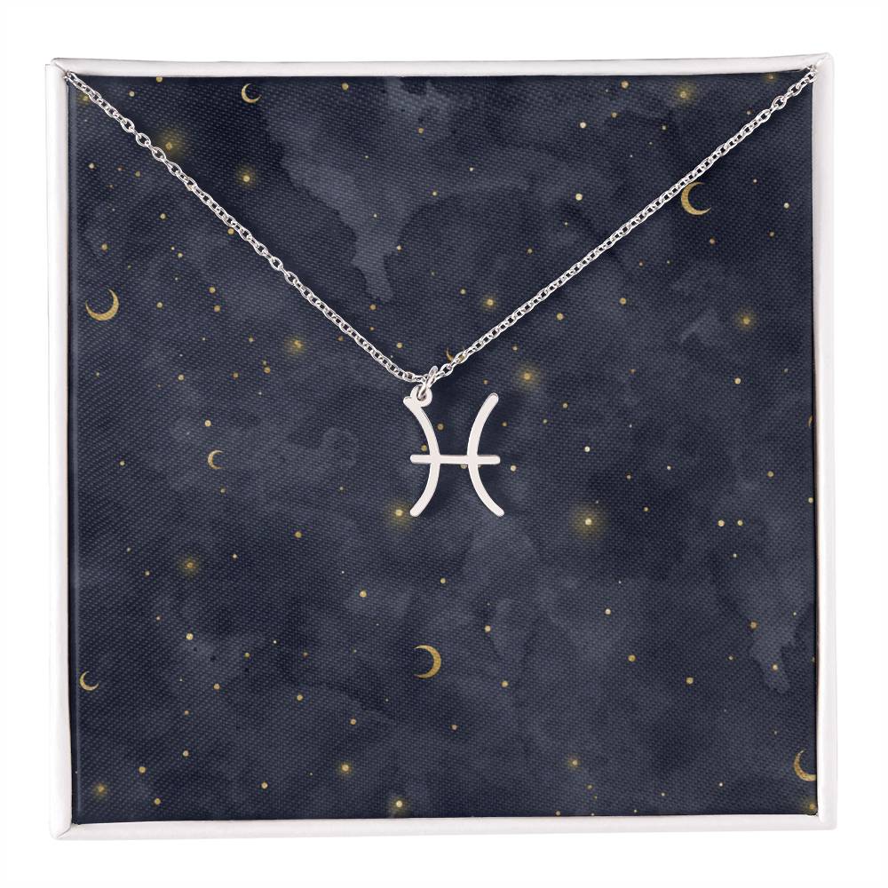 Celestial Zodiac Symbol Necklace